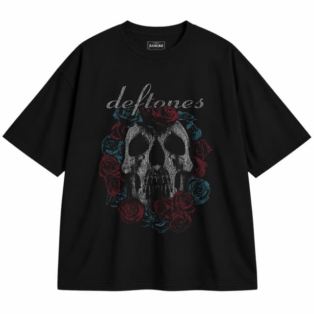 Deftones - Skull — Unisex oversize, Negro