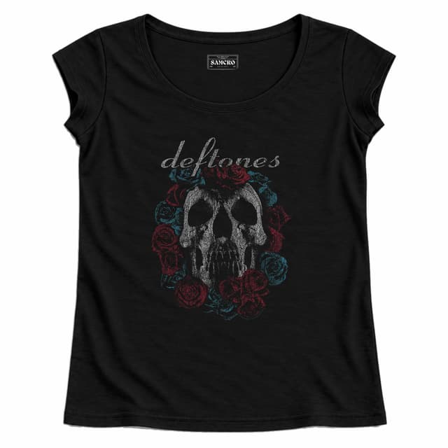 Deftones - Skull — Mujer recta, Negro