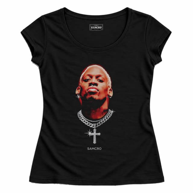 Dennis Rodman 6 — Mujer entallada, Negro