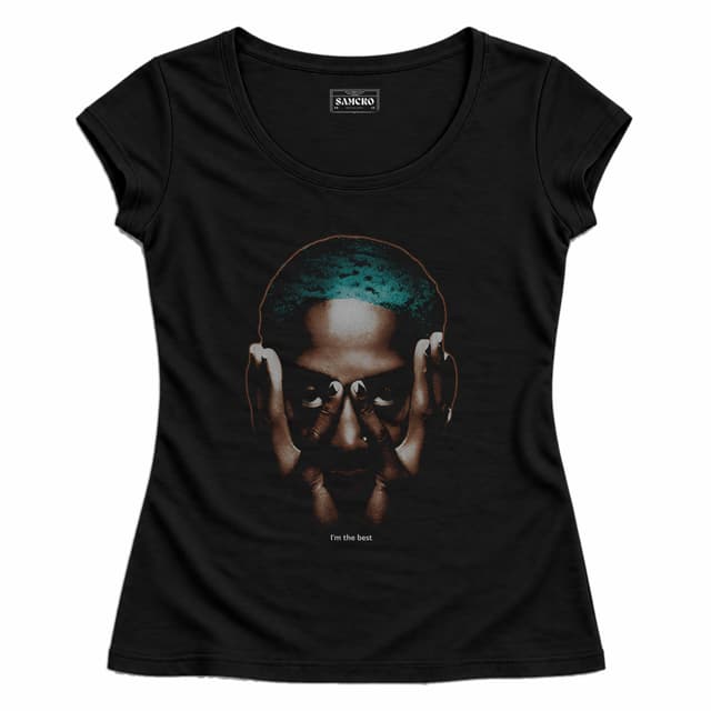 Dennis Rodman 8 — Mujer entallada, Negro