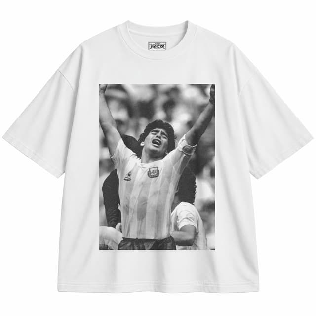 Diego 1 — Unisex oversize, Blanco