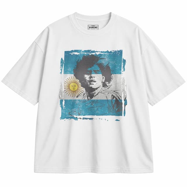 Diego 15 — Unisex oversize, Blanco