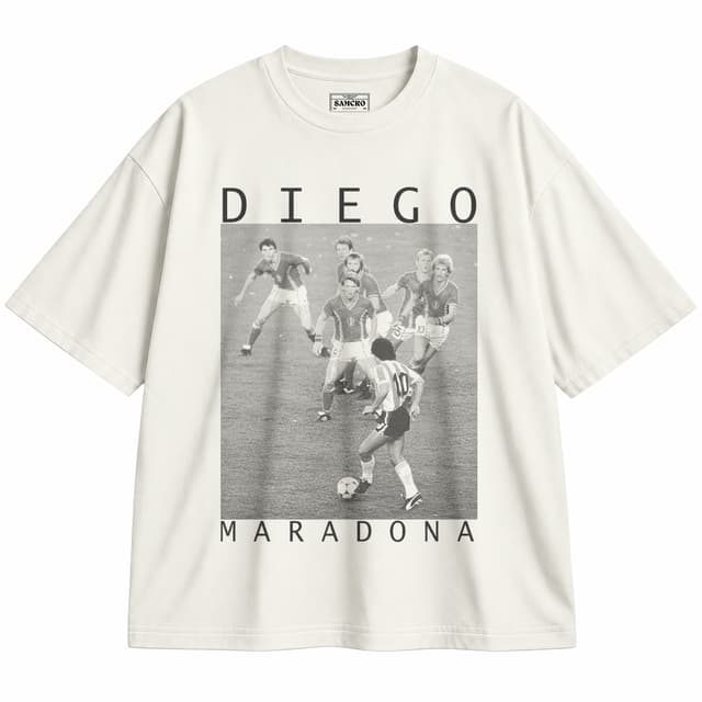 Diego 18 — Unisex oversize, Crema