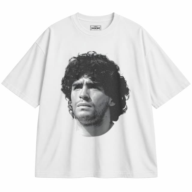 Diego 21 — Unisex oversize, Blanco