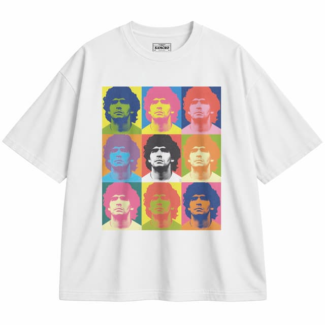 Diego 9 — Unisex oversize, Blanco