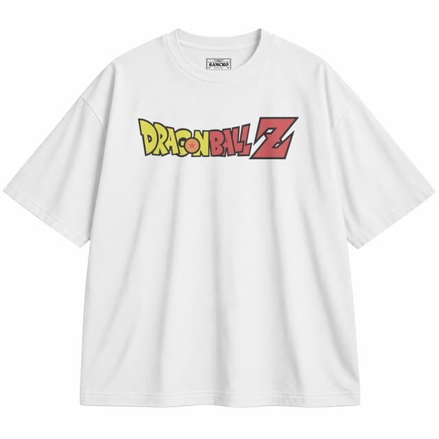 Dragon Ball 1 — Unisex oversize, Blanco