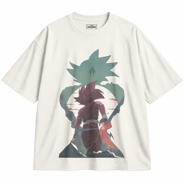 Dragon Ball 10 — Unisex oversize, Crema