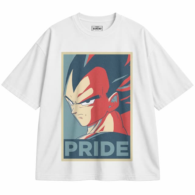 Dragon Ball 17 — Unisex oversize, Blanco