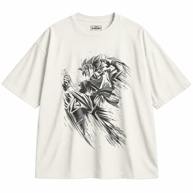 Dragon Ball 26 — Unisex oversize, Crema