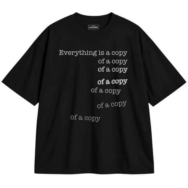 El Club de la Pelea 2 — Unisex oversize, Negro