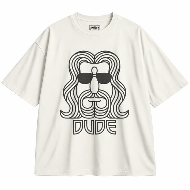 El gran Lebowski 5 — Unisex oversize, Crema