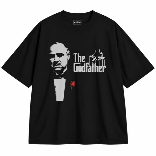 El Padrino 1 — Unisex oversize, Negro