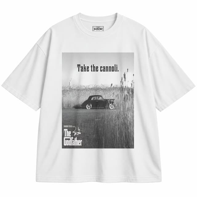 El Padrino 4 — Unisex oversize, Blanco