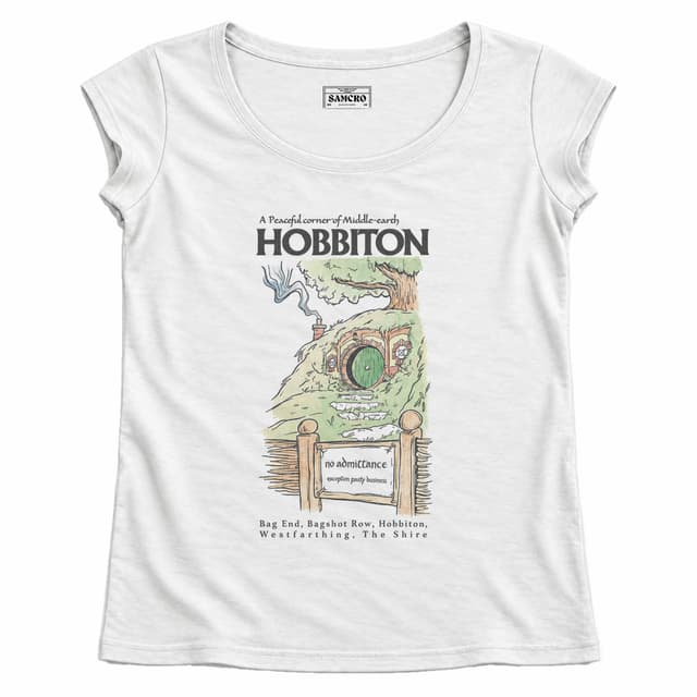El Señor de los Anillos - Hobbiton Bag End — Mujer recta, Blanco
