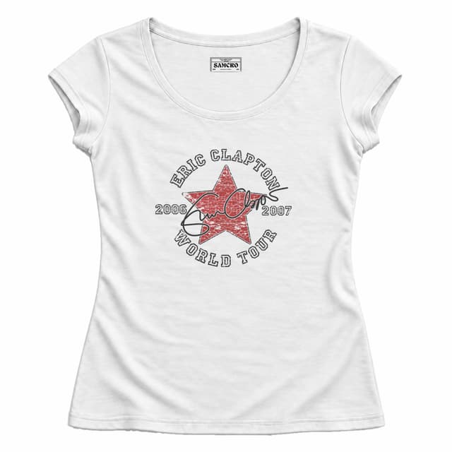 Eric Clapton - 2006 07 World Tour — Mujer entallada, Blanco