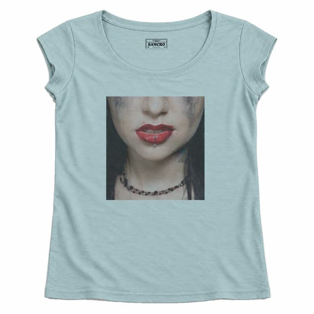 Escape the Fate - Dying Is Your Latest Fashion — Mujer recta, Celeste