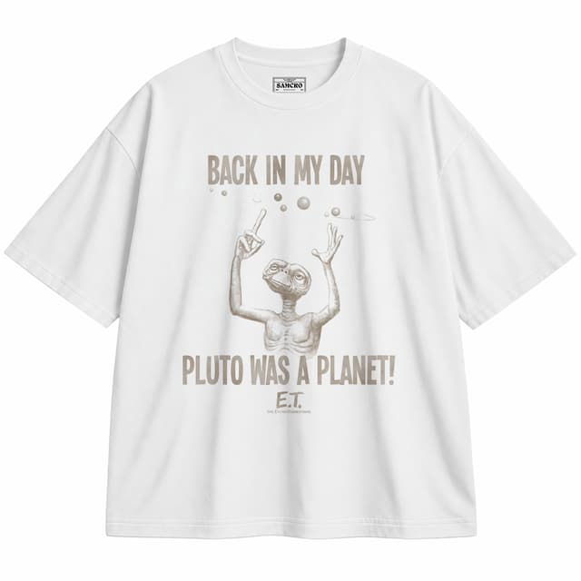 ET 10 — Unisex oversize, Blanco