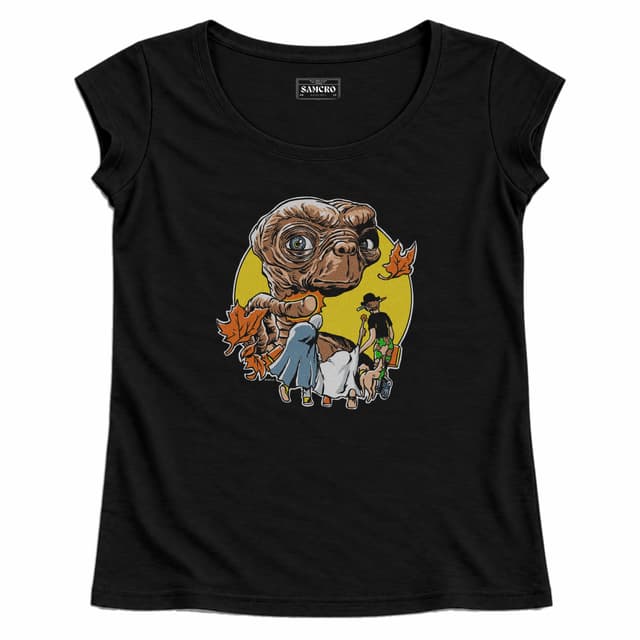 ET - Vintage Halloween — Mujer recta, Negro