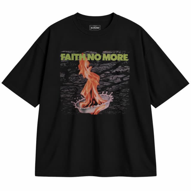 FAITH NO MORE 3 — Unisex oversize, Negro