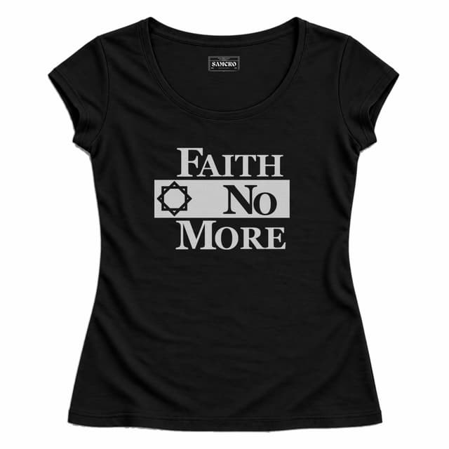 FAITH NO MORE 6 — Mujer entallada, Negro