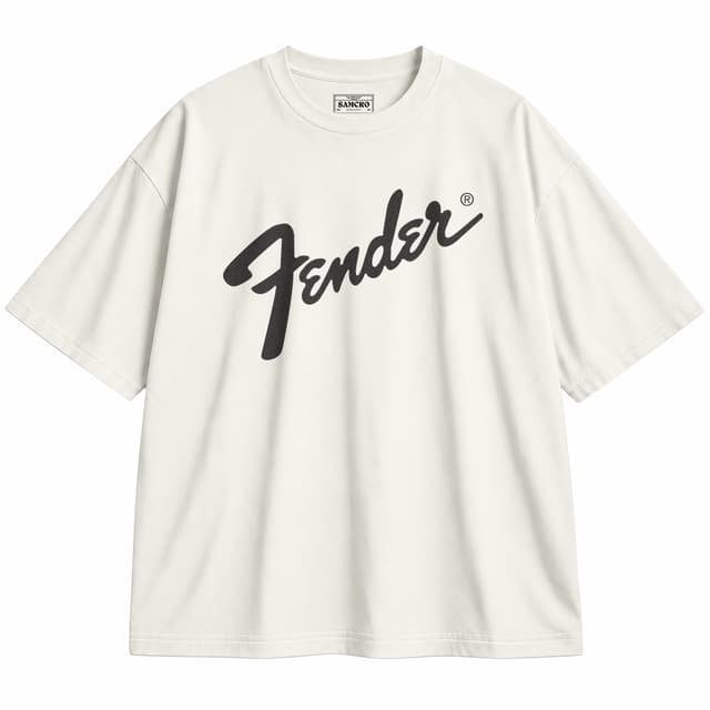 Fender 1 — Unisex oversize, Crema