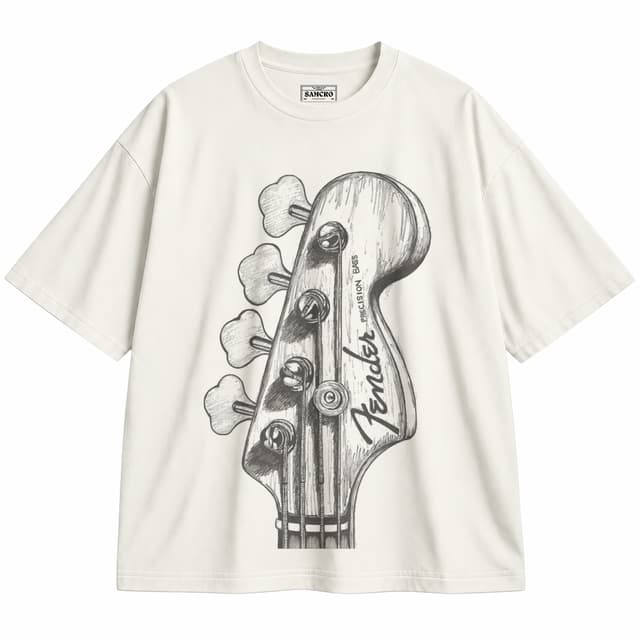 Fender 4 — Unisex oversize, Crema