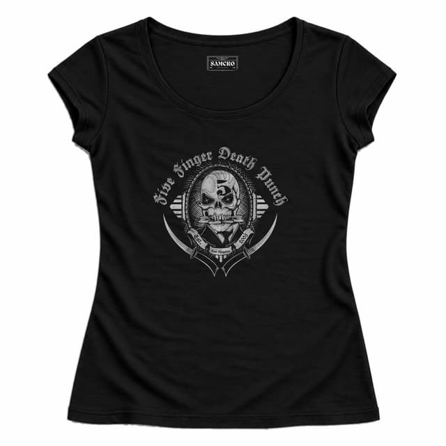 Five FInger Death Punch 10 — Mujer entallada, Negro