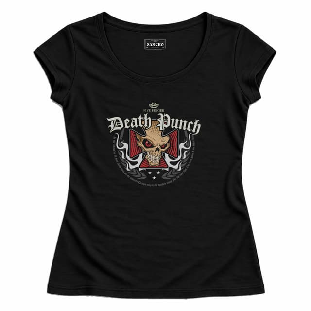 Five FInger Death Punch 14 — Mujer entallada, Negro