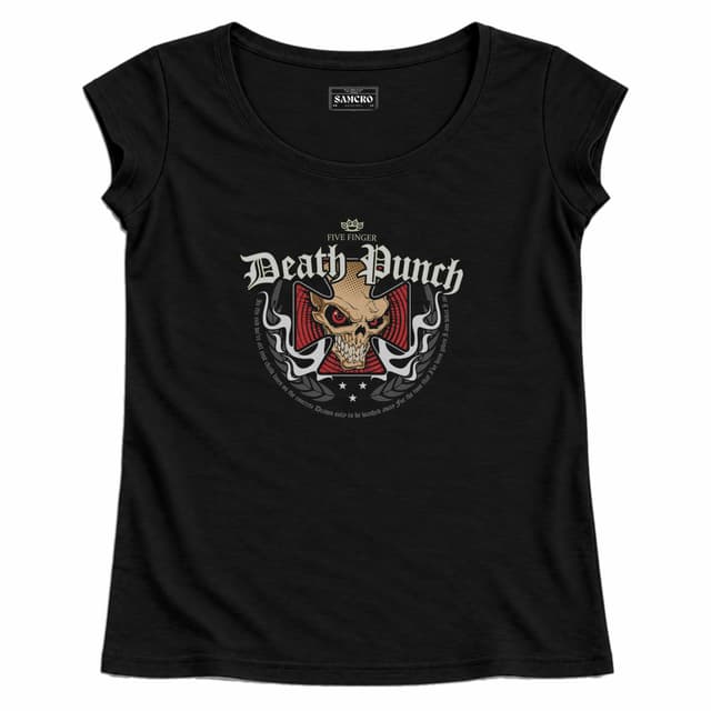Five FInger Death Punch 14 — Mujer recta, Negro