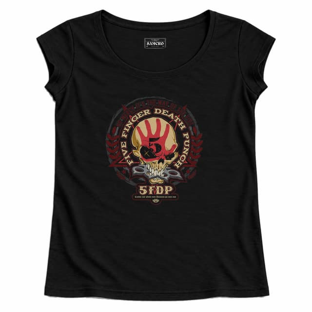 Five FInger Death Punch 15 — Mujer recta, Negro