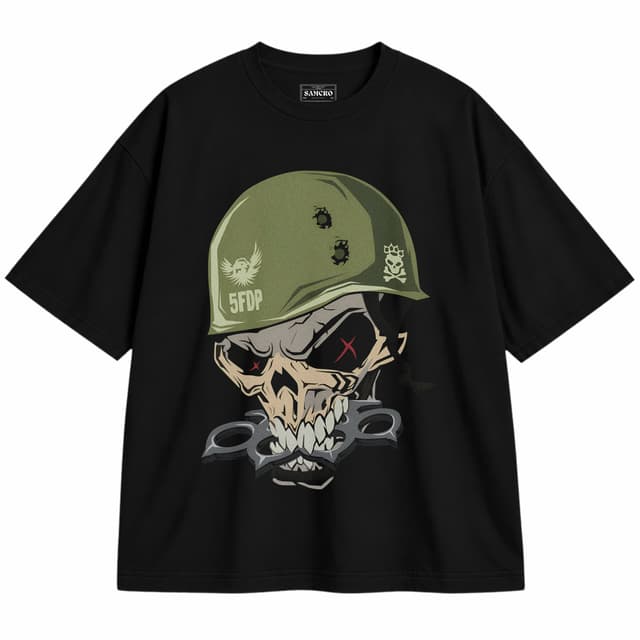 Five FInger Death Punch 3 — Unisex oversize, Negro