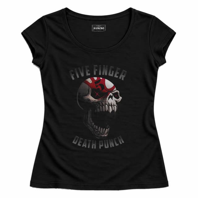 Five FInger Death Punch 4 — Mujer entallada, Negro