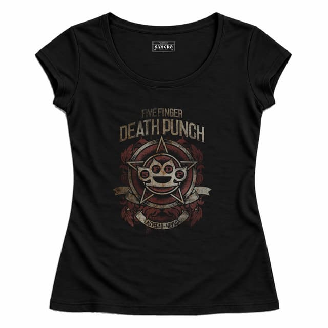 Five FInger Death Punch 7 — Mujer entallada, Negro