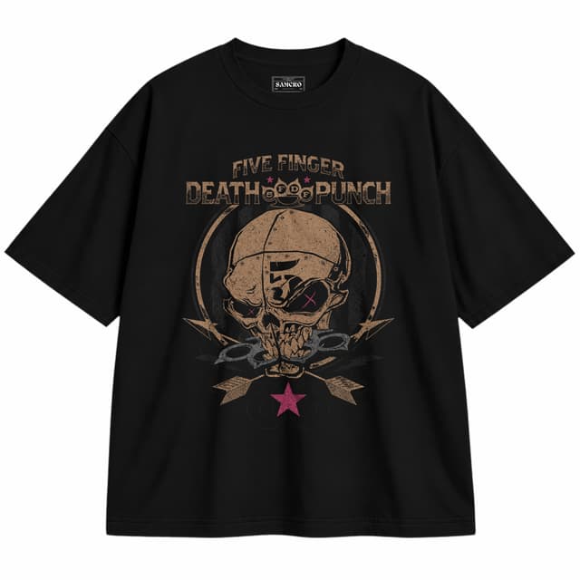 Five Finger Death Punch - Arrows — Unisex oversize, Negro