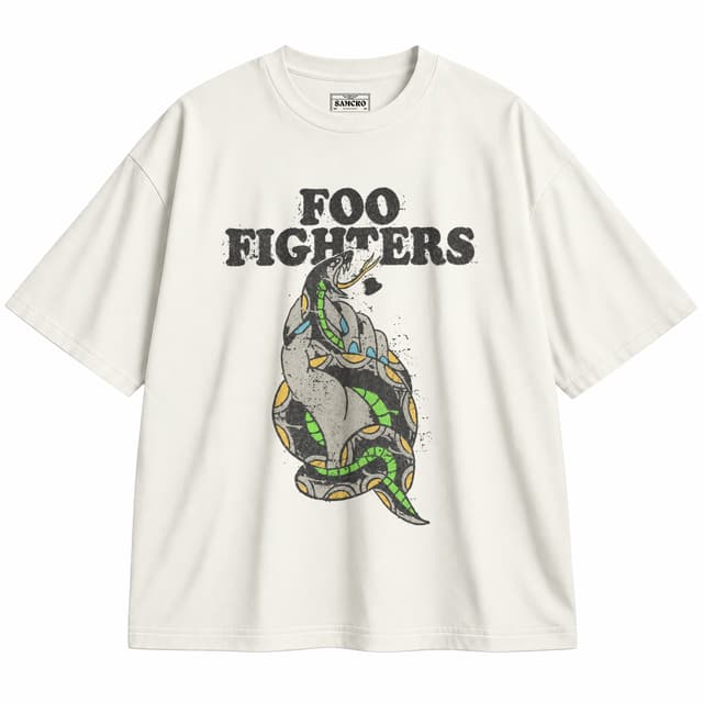 Foo Fighters - Charmer — Unisex oversize, Crema