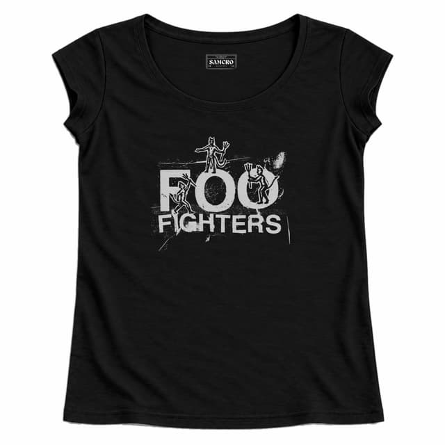 Foo Fighters - Devil — Mujer recta, Negro