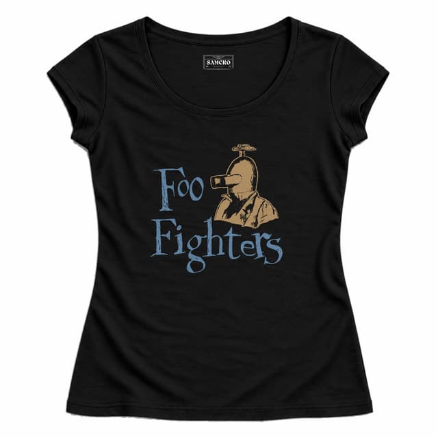 Foo Fighters - Old Songs — Mujer entallada, Negro