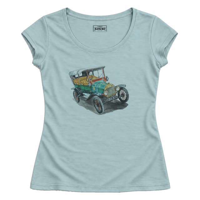 Ford 2 — Mujer entallada, Celeste