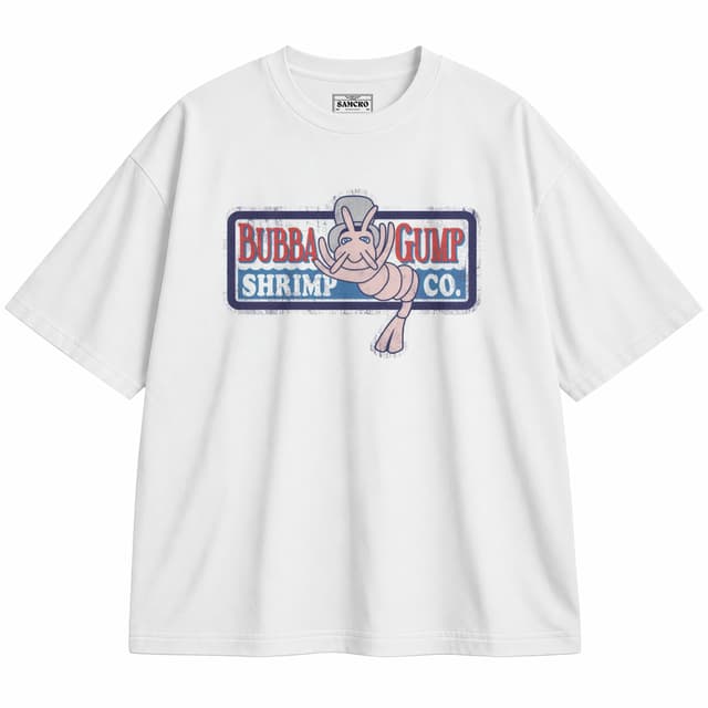 Forrest Gump 4 — Unisex oversize, Blanco