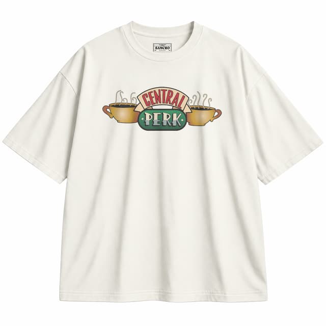 Friends 10 — Unisex oversize, Crema