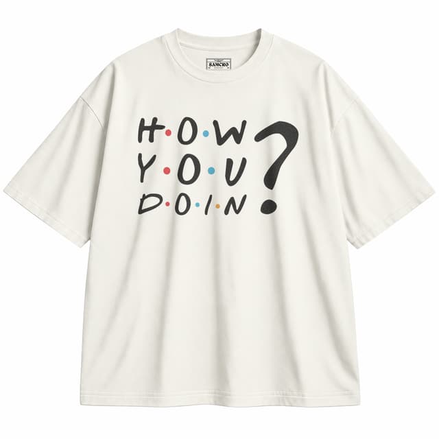 Friends 22 — Unisex oversize, Crema
