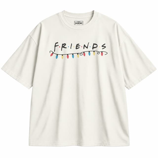 Friends 28 — Unisex oversize, Crema