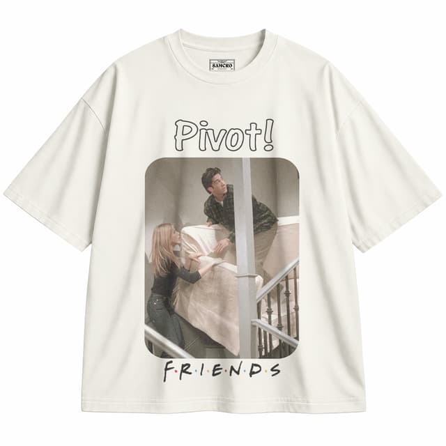 Friends 30 — Unisex oversize, Crema