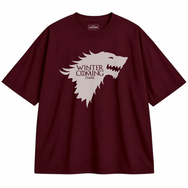Game of thrones 1 — Unisex oversize, Bordó