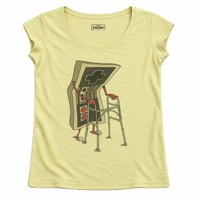 Gamer 1 — Mujer recta, Amarillo