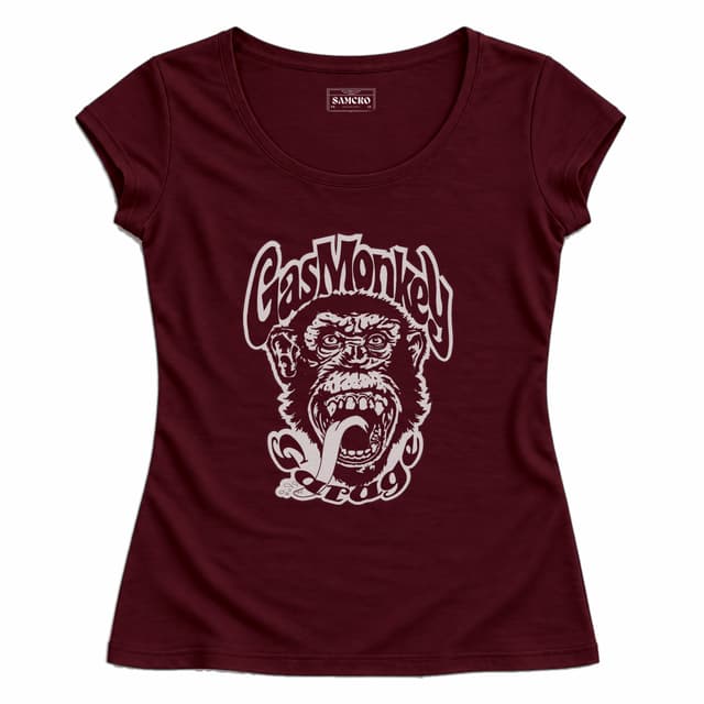 Gas Monkey 1 — Mujer entallada, Bordó