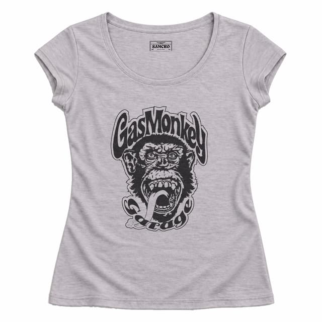 Gas Monkey 1 — Mujer entallada, Gris