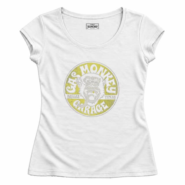 Gas Monkey 2 — Mujer entallada, Blanco