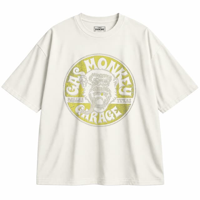 Gas Monkey 2 — Unisex oversize, Crema