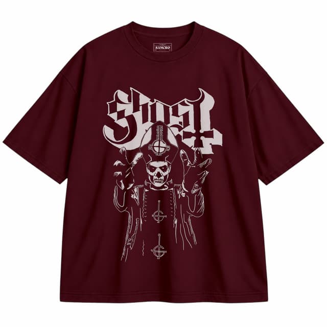 Ghost 14 — Unisex oversize, Bordó